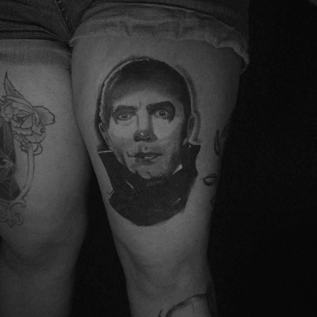 Tattoo by @lmwtattoos โ realism, black_and_grey