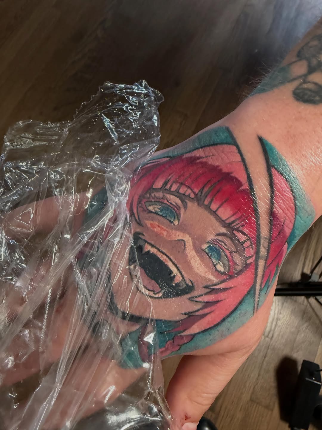 Tattoo by @anamarchant.art — anime
