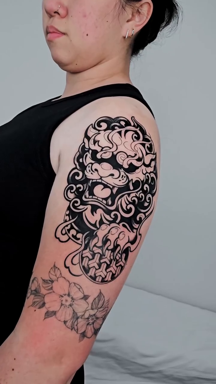 Tattoo by @jermie_jerms โ japanese_irezumi, blackwork