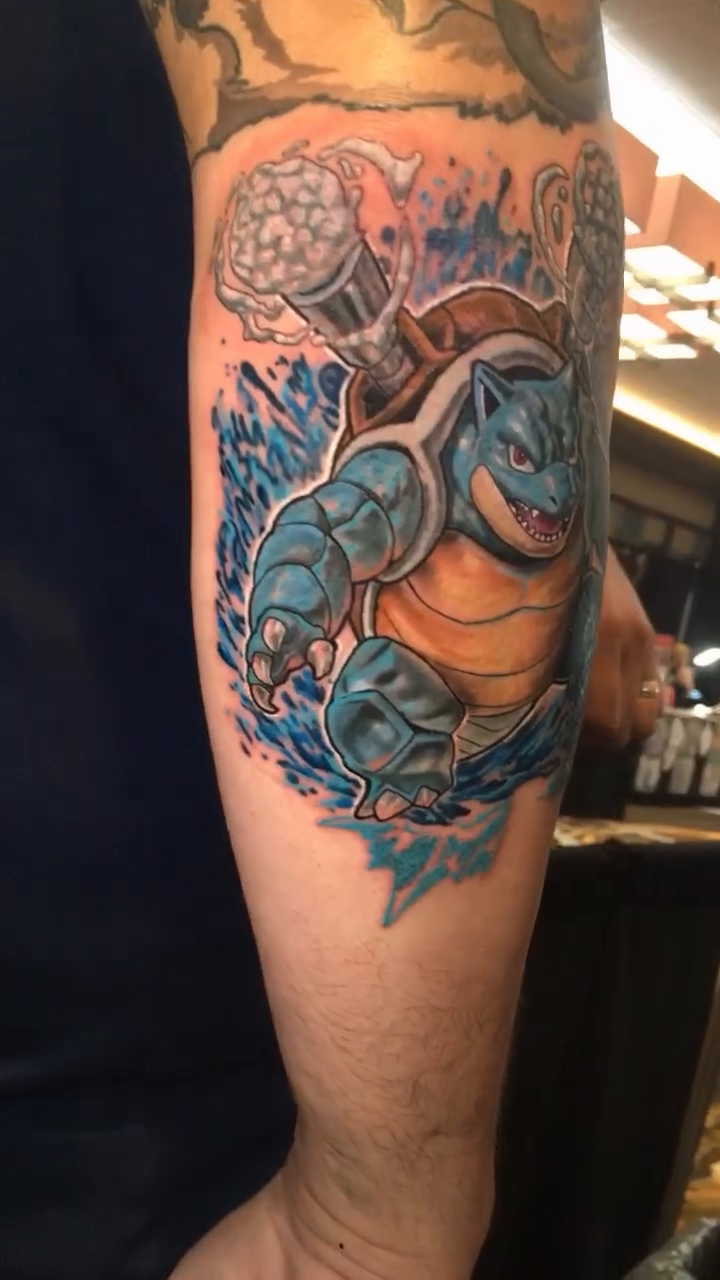 Tattoo by @josh_tattoo — neo_traditional, anime