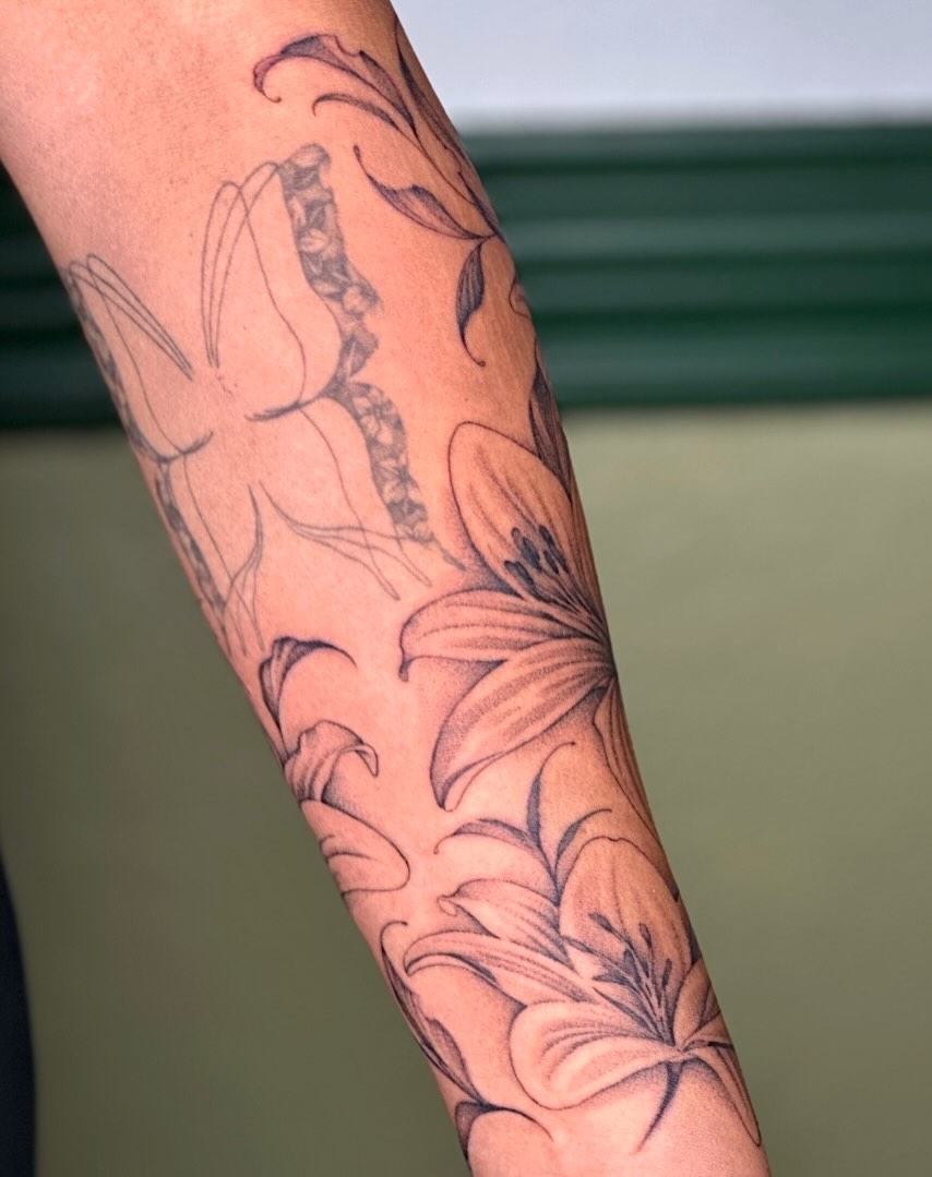 Tattoo by @zen_tatts — illustrative, black_and_grey
