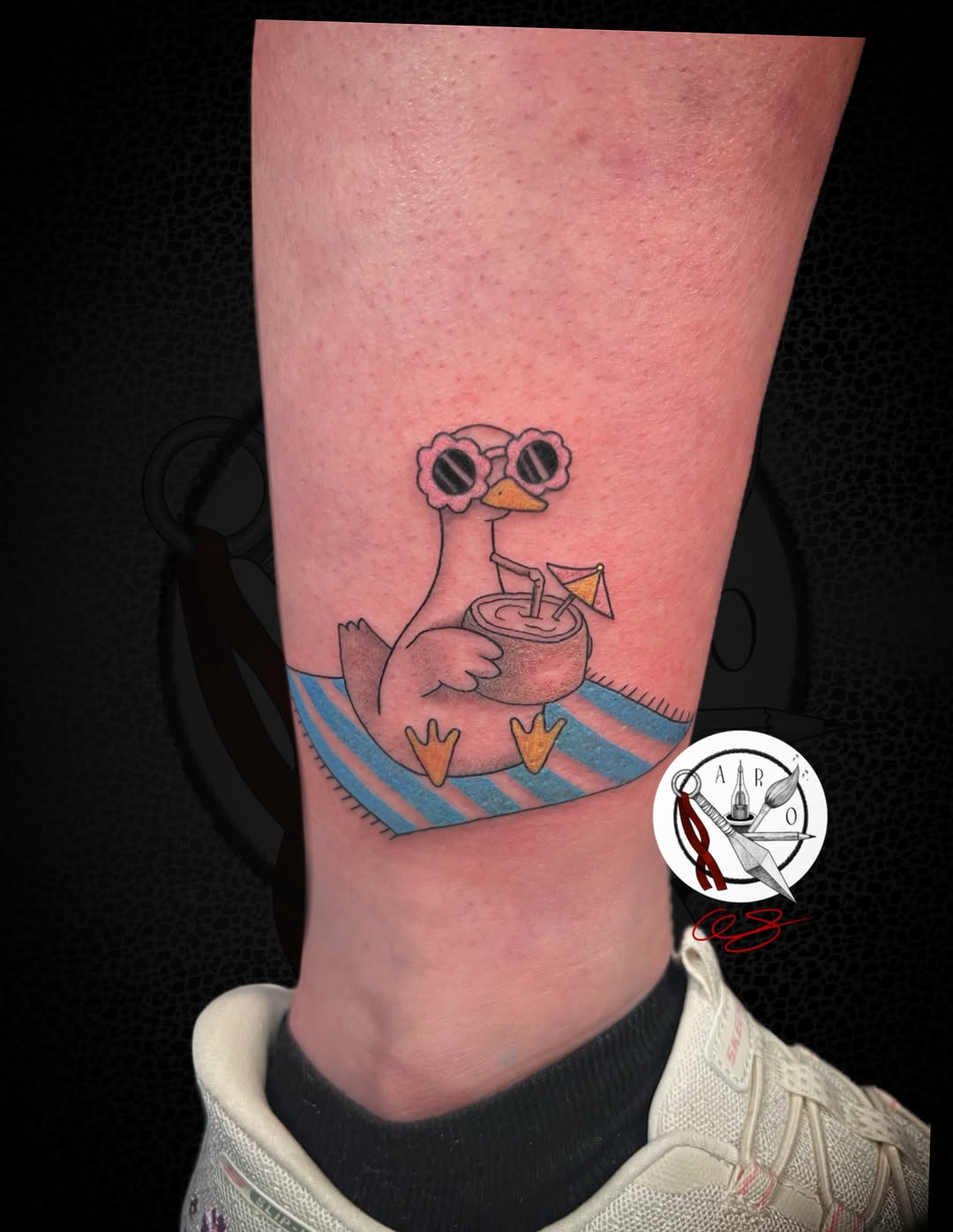 Tattoo by @a.real.otaku.tattoos — illustrative, new_school