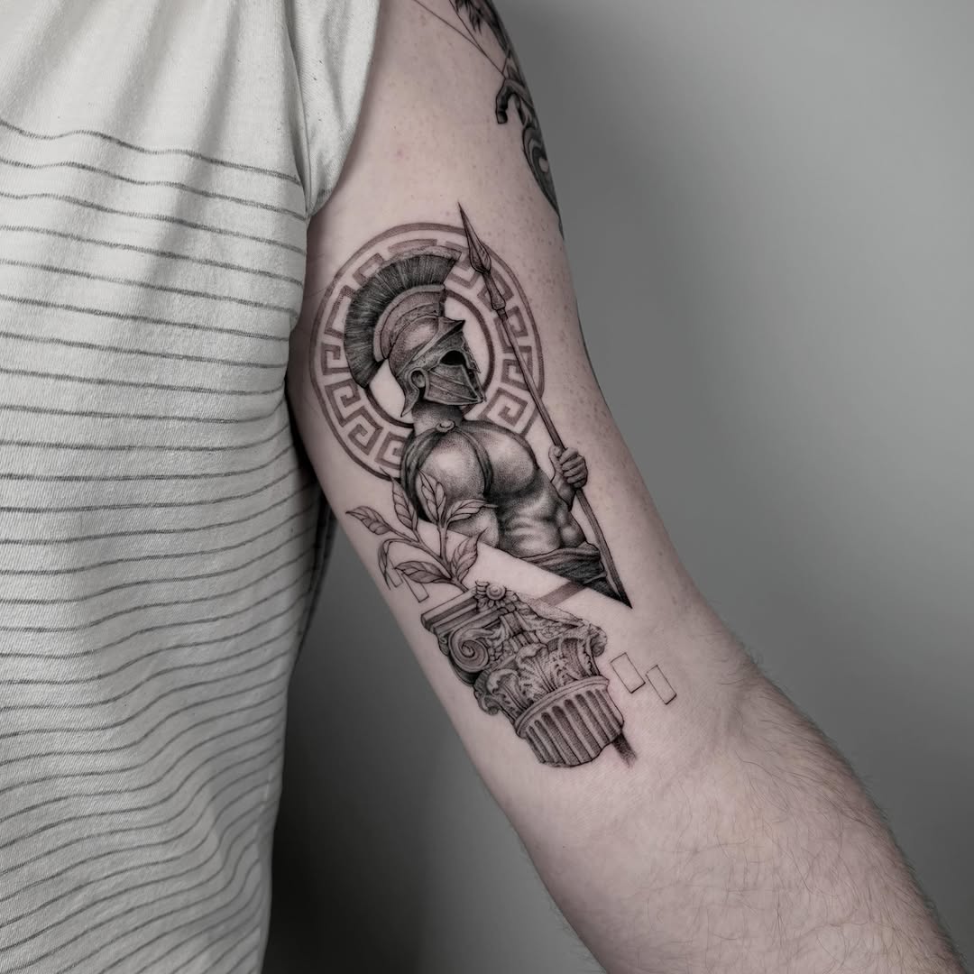 Tattoo by @kwon_tattoos — black_and_grey, realism