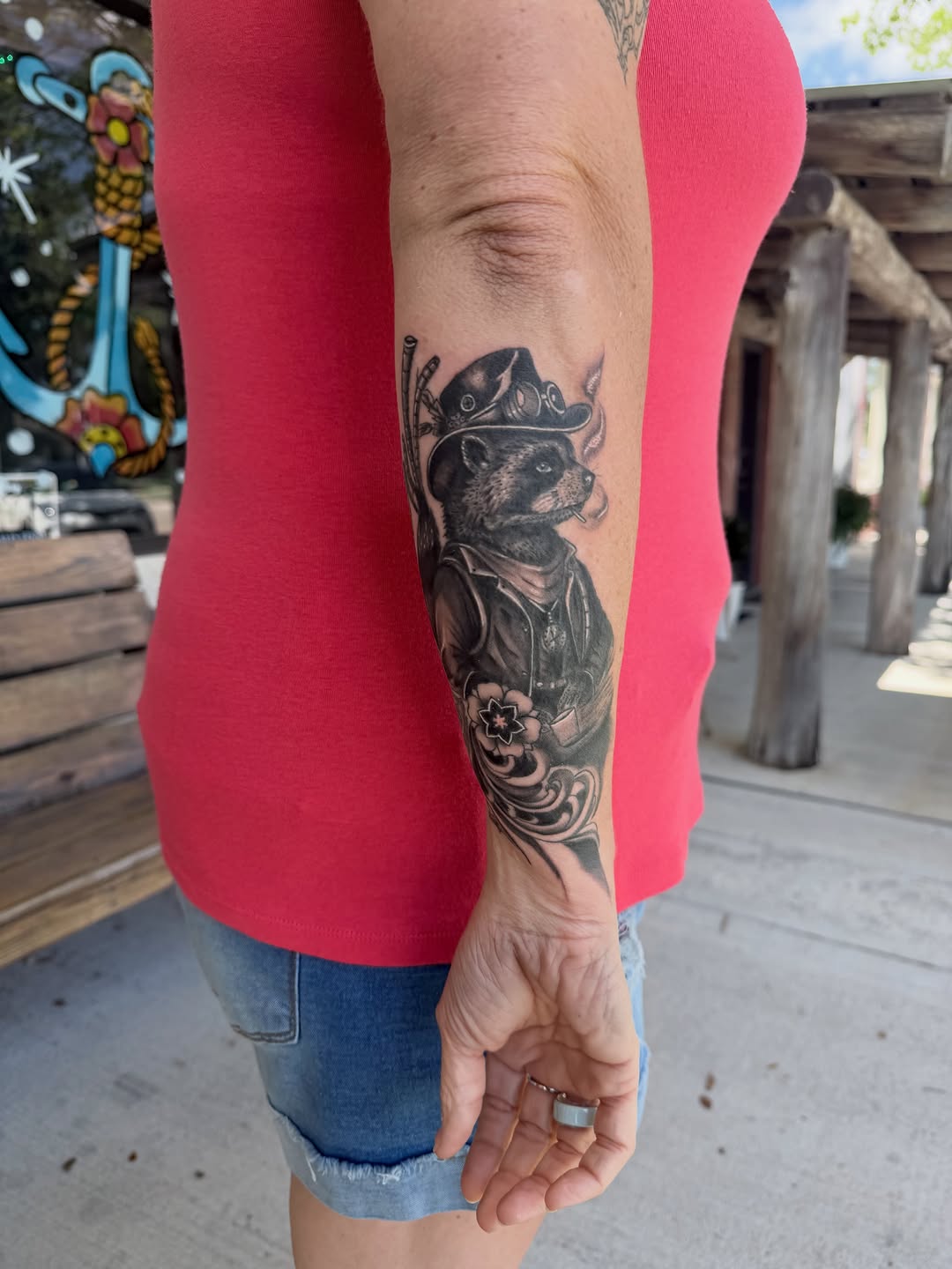 Tattoo by @immortal_tattoos96 β realism, black_and_grey