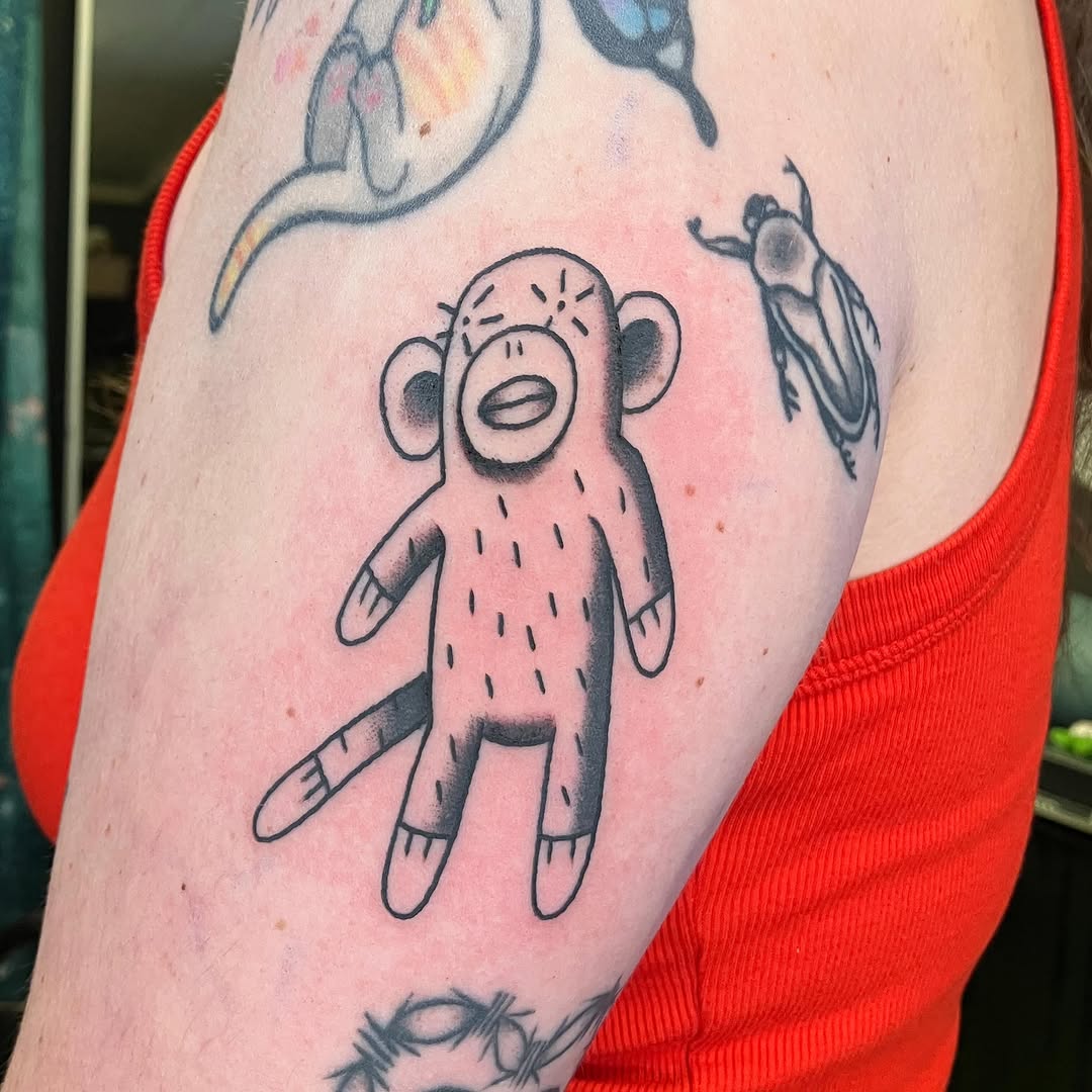 Tattoo by @tattymcghee — illustrative, black_and_grey