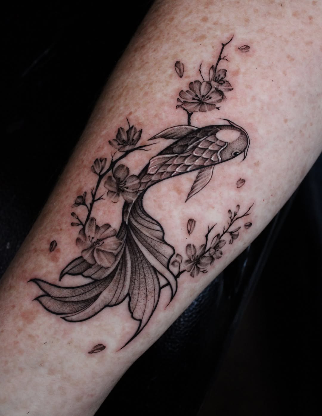 Tattoo by @withered_rose_tattoo โ black_and_grey