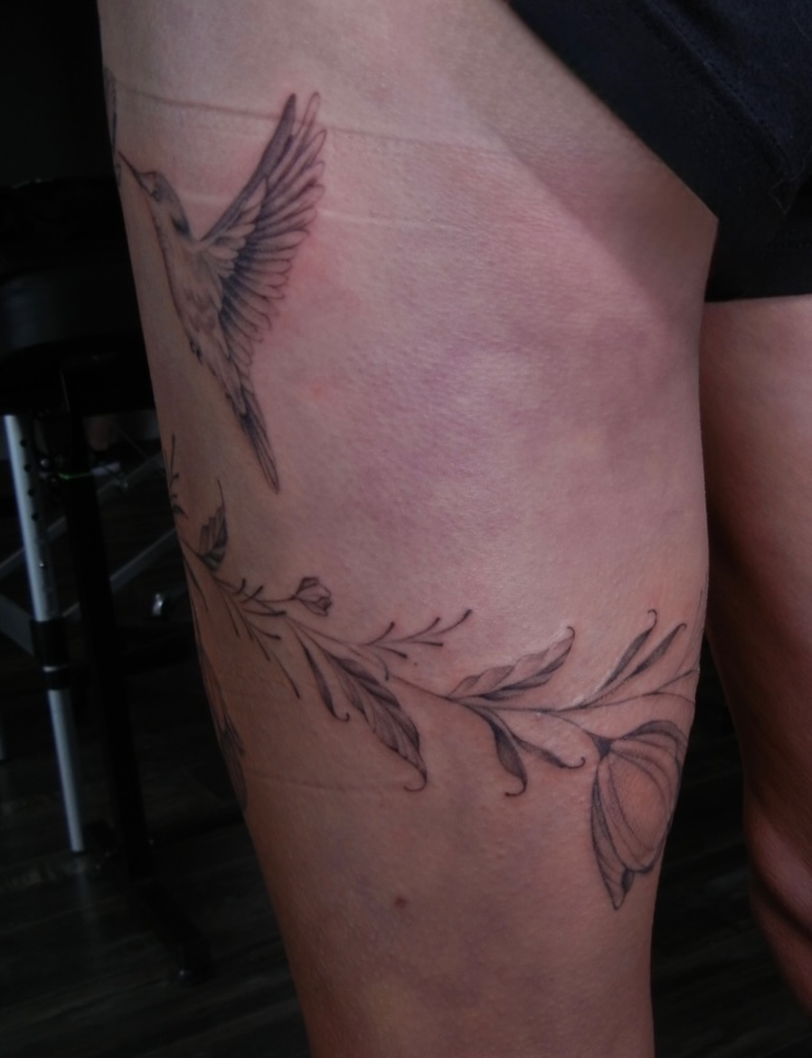 Tattoo by @black.swan.tattoos — fine_line, realism