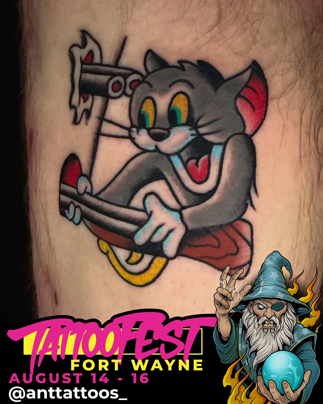 Tattoo by @anttattoos_ — american_traditional, new_school