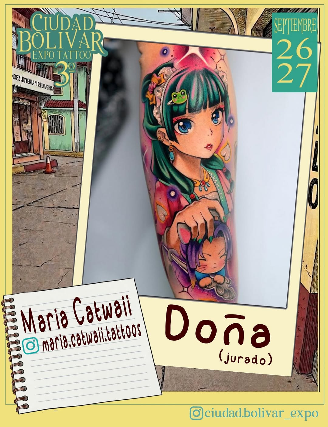 Tattoo by @maria.catwaii.tattoos — new_school, anime