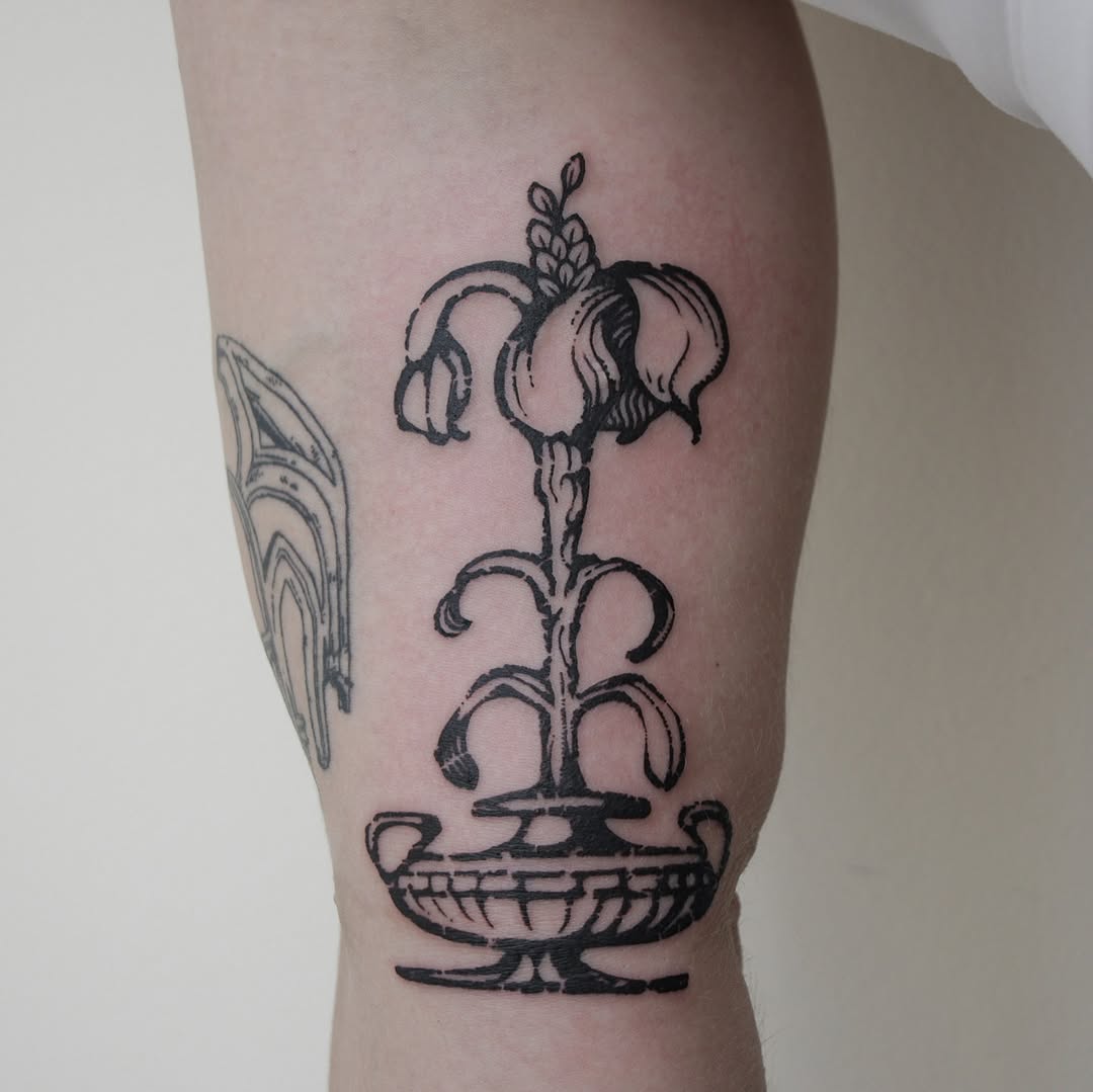 Tattoo by @jefe.ink โ blackwork, illustrative