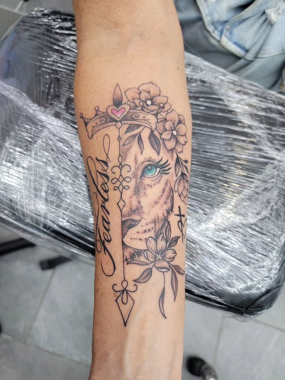 Tattoo by @tattoosbyjstar — realism, lettering_script