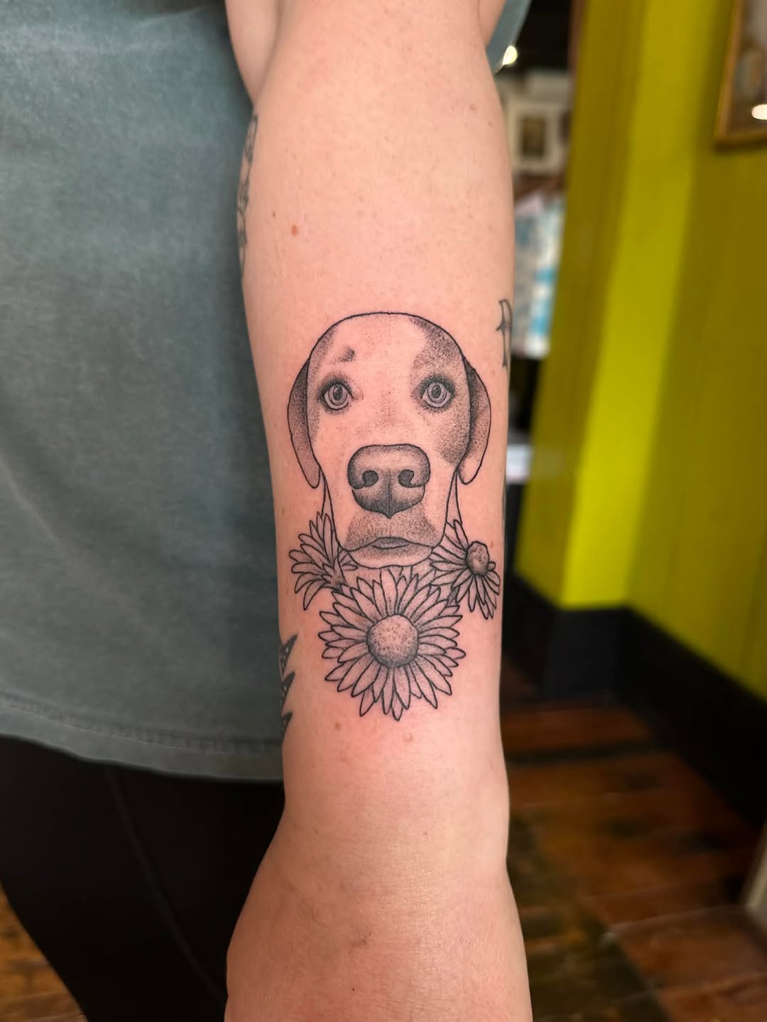 Tattoo by @mallorytattoos — realism, black_and_grey