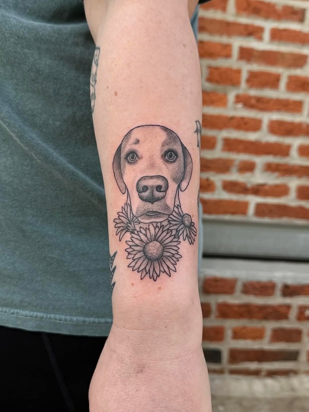 Tattoo by @mallorytattoos — realism, black_and_grey