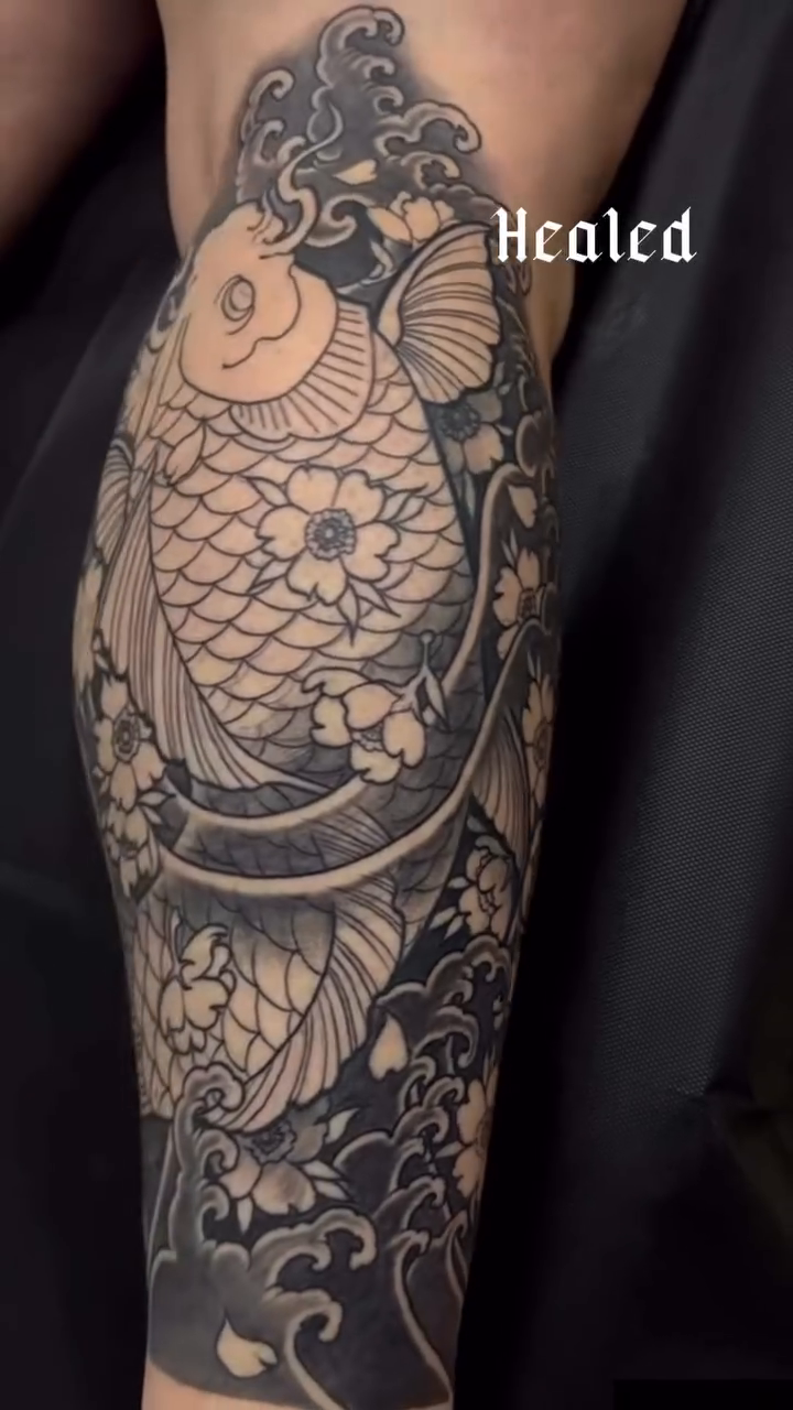 Tattoo by @chipitattoos — japanese_irezumi, black_and_grey