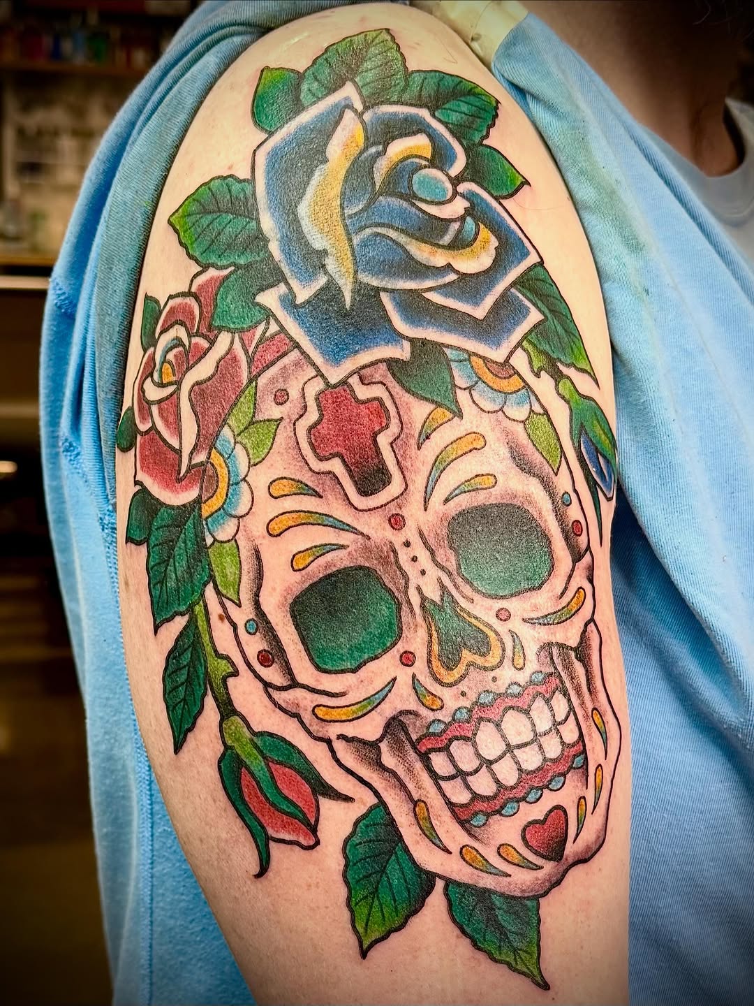 Tattoo by @glessnertattoo — neo_traditional, black_and_grey