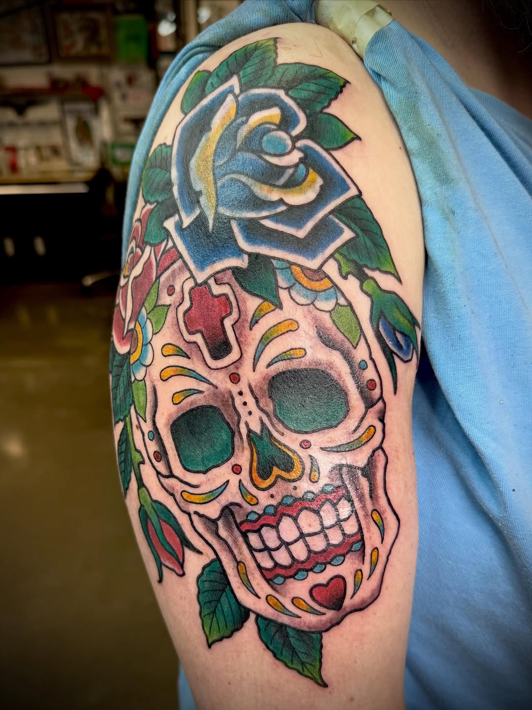 Tattoo by @glessnertattoo — american_traditional, neo_traditional