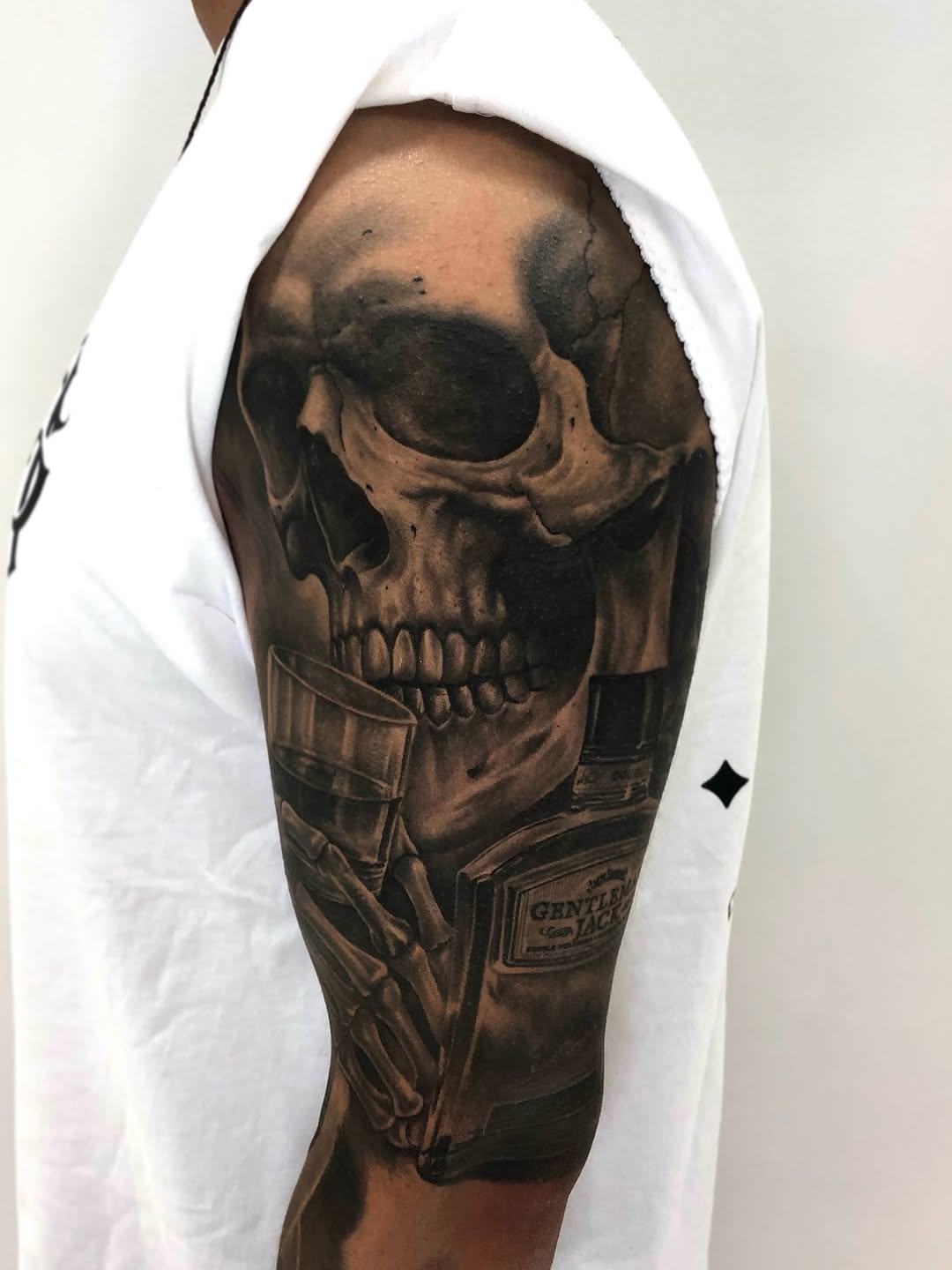 Tattoo by @dboy_87 โ realism, black_and_grey