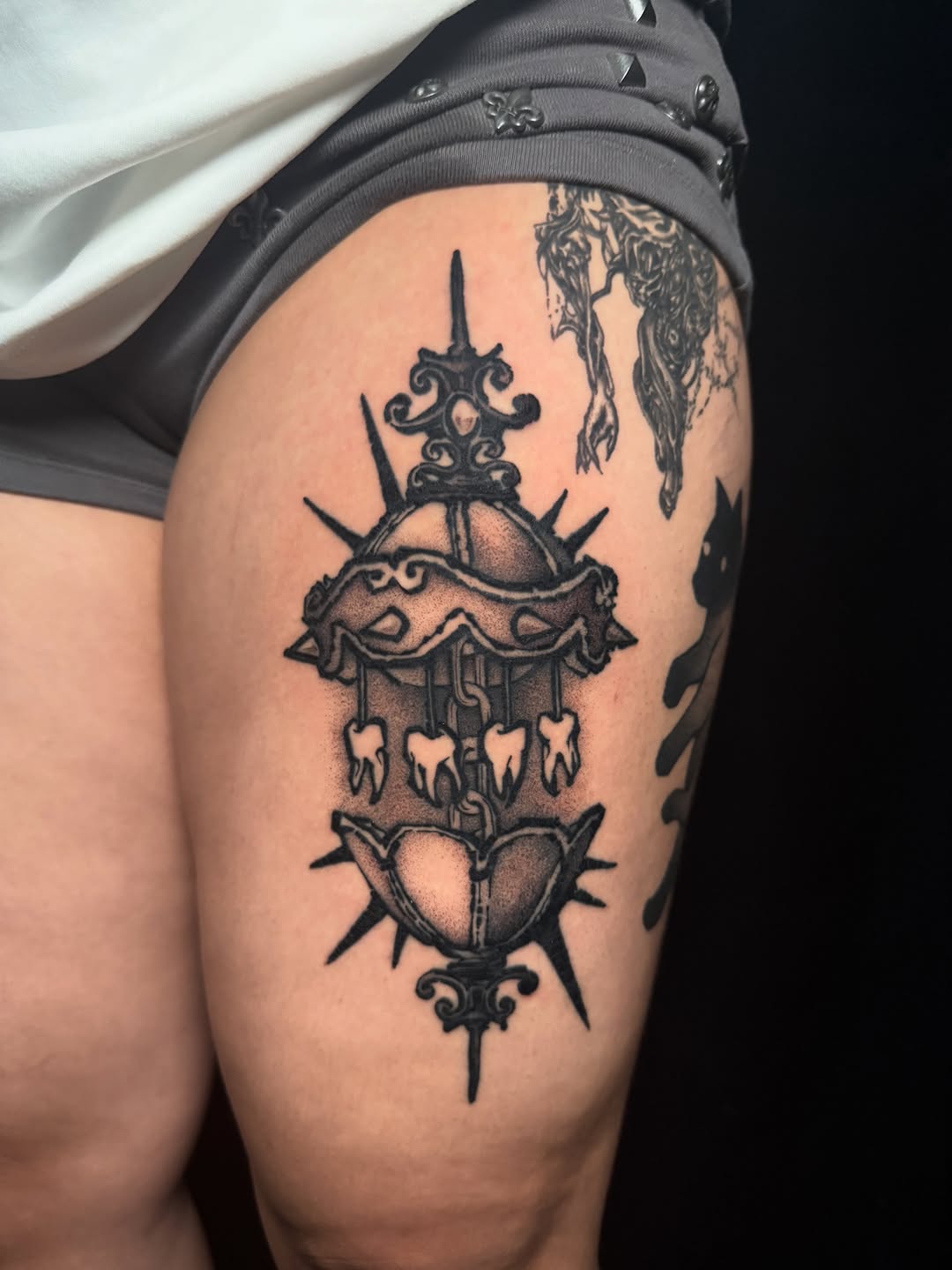 Tattoo by @zink7_ — blackwork