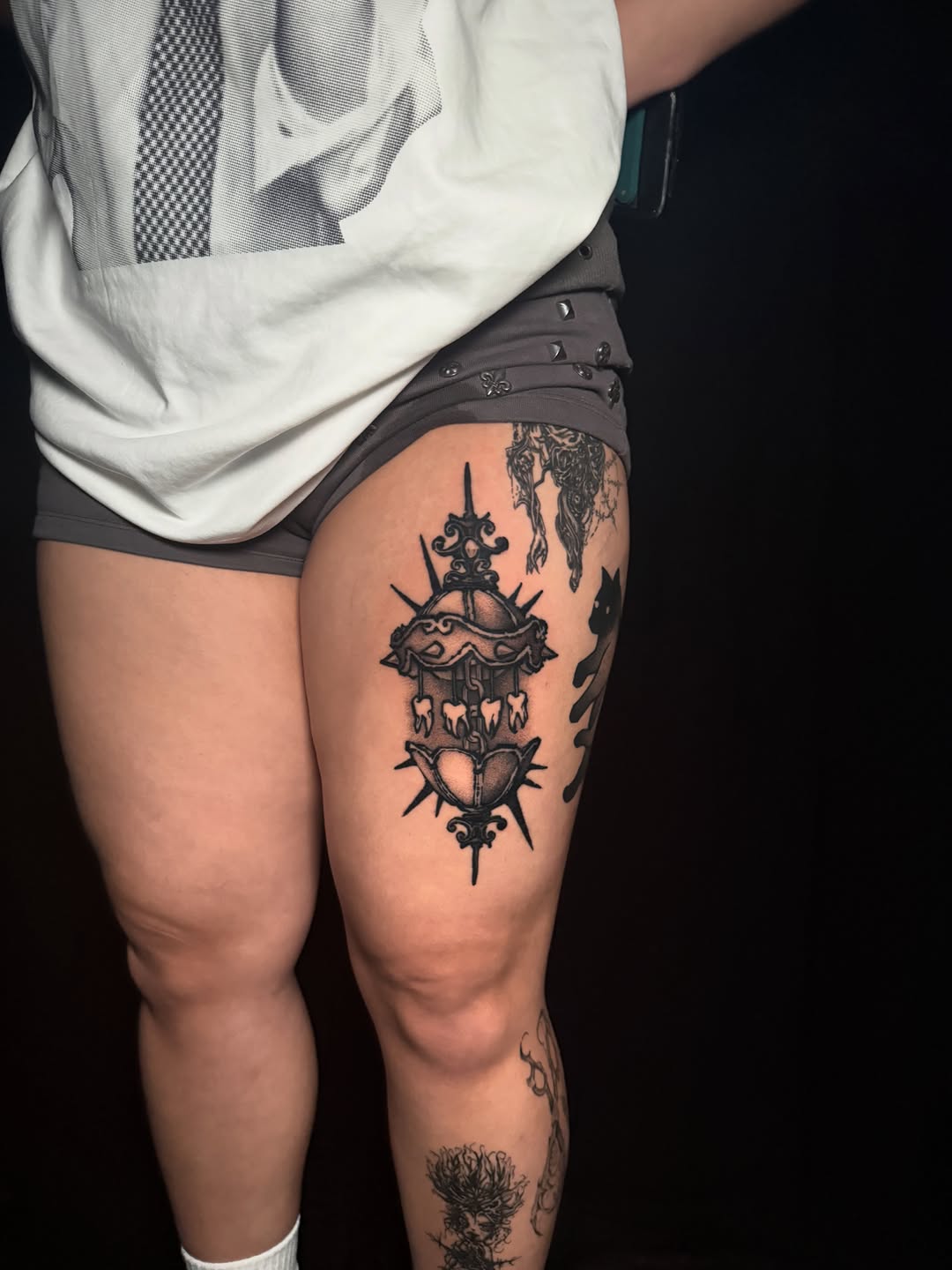 Tattoo by @zink7_ — blackwork