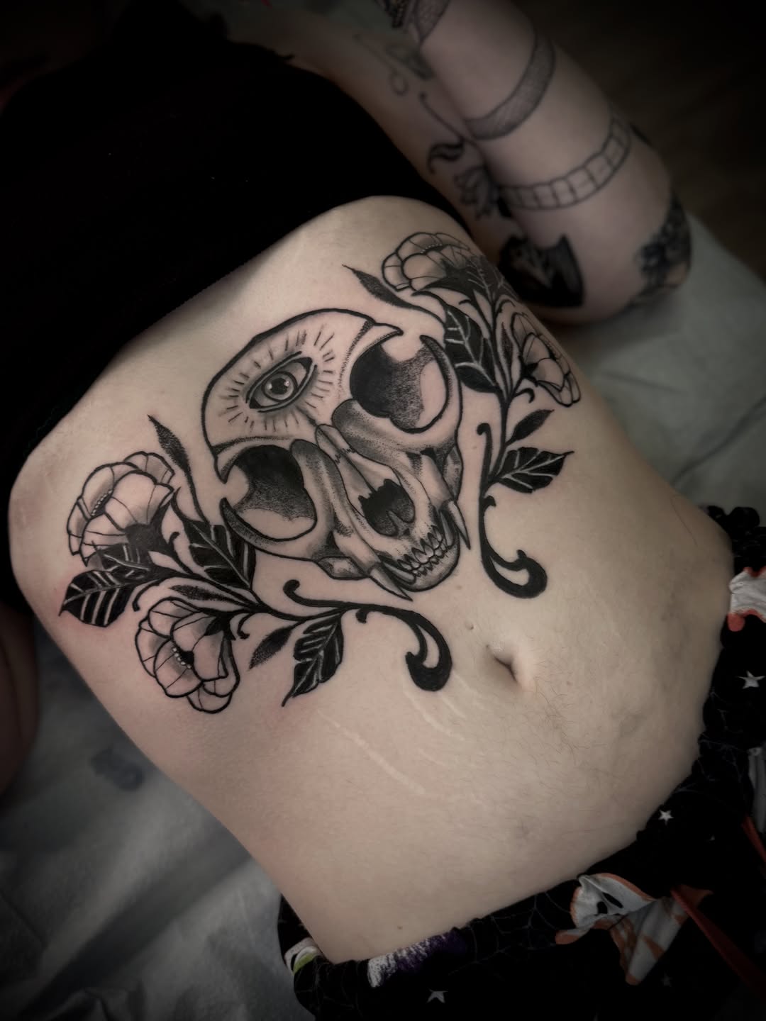 Tattoo by @sunken.rellik β black_and_grey, realism