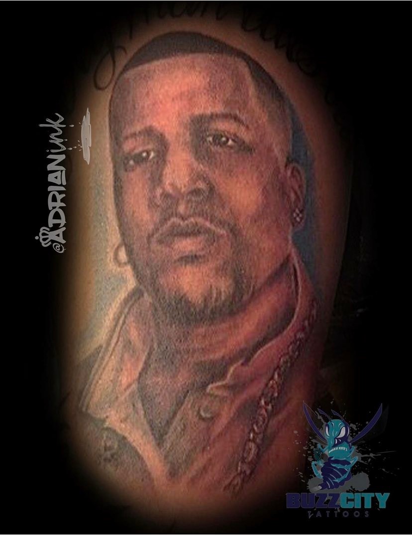 Tattoo by @adrianink — realism, black_and_grey
