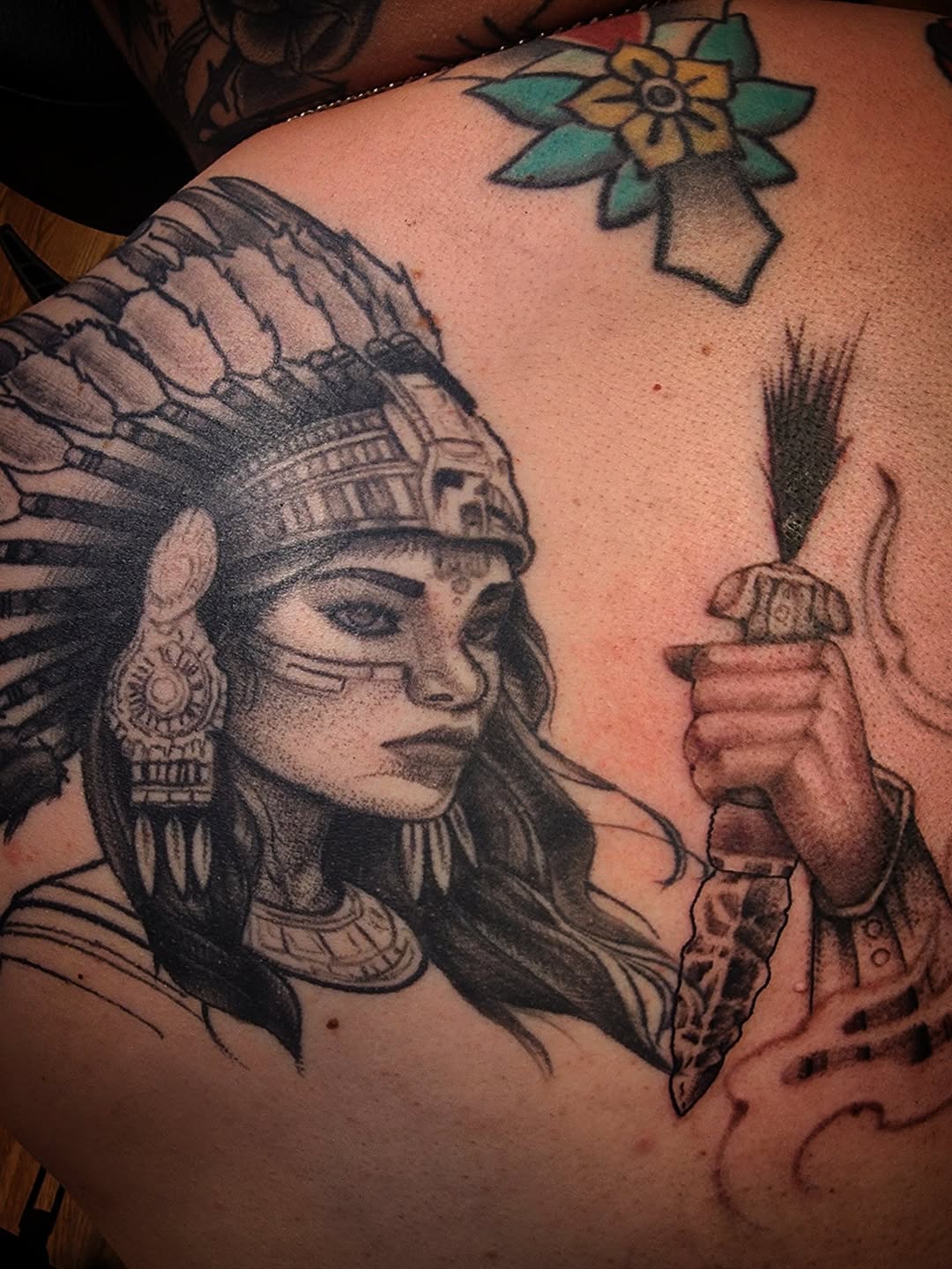 Tattoo by @phatboi915 โ dotwork, realism