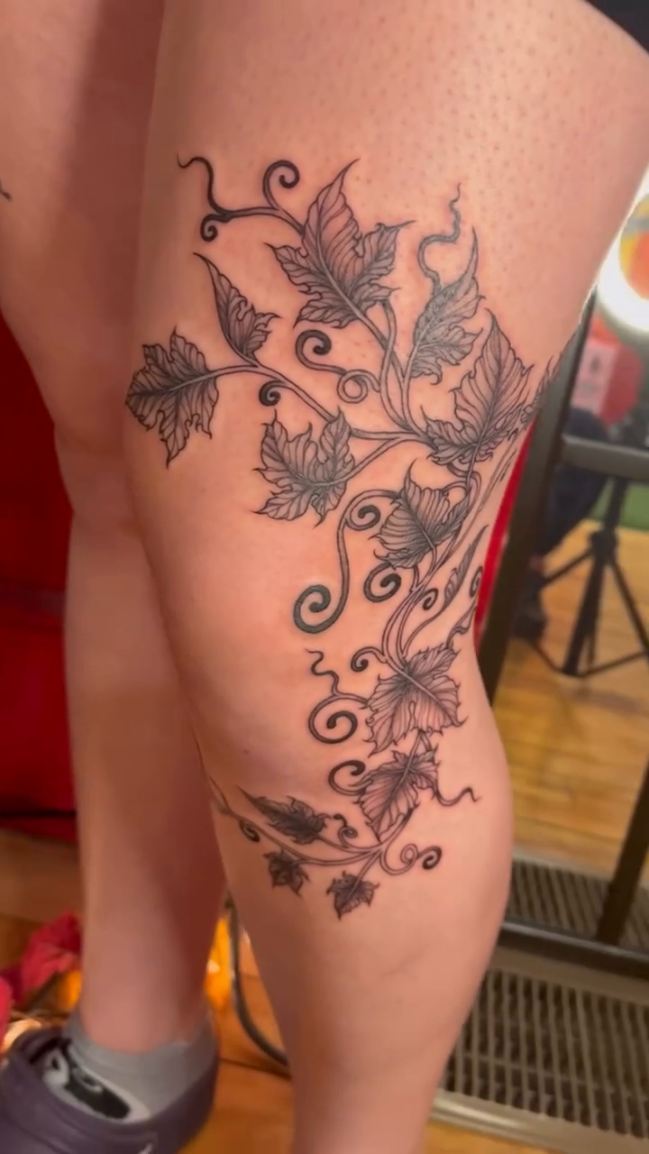 Tattoo by @raineydaytattoos — fine_line, black_and_grey