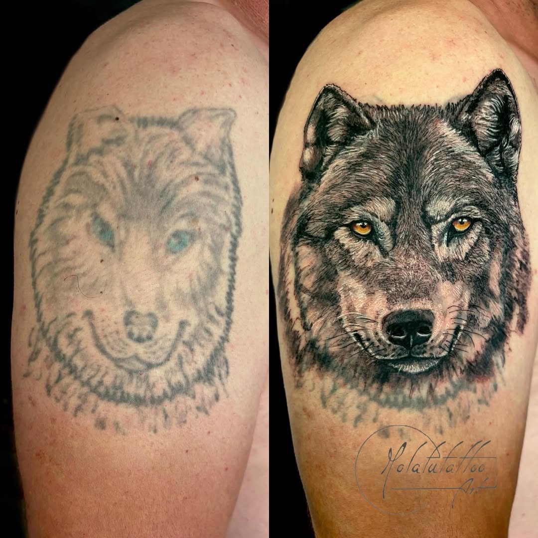 Tattoo by @molatutattoo — realism, black_and_grey