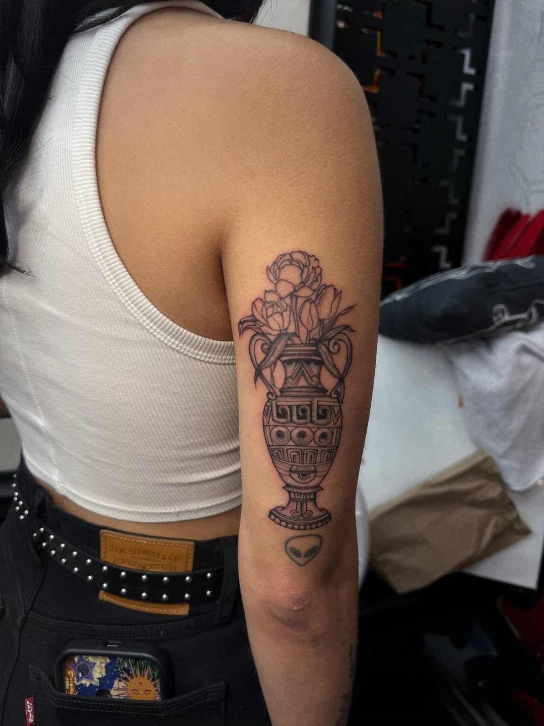 Tattoo by @ecxduzit — black_and_grey