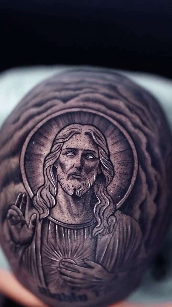 Tattoo by @artfabn โ realism, black_and_grey