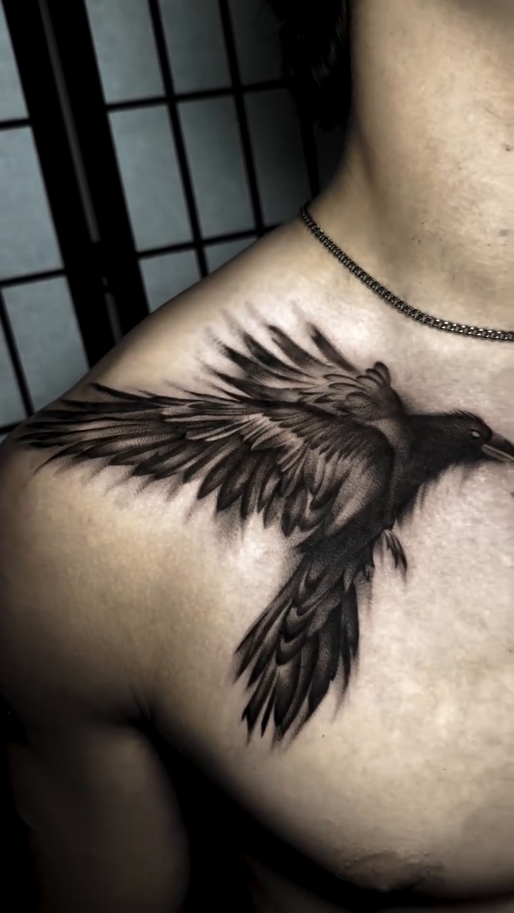 Tattoo by @b__e_a_n__s — black_and_grey, realism