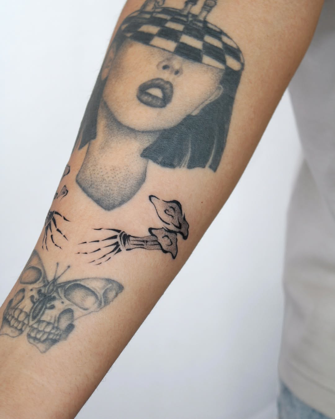 Tattoo by @tatpiaooo — realism, black_and_grey