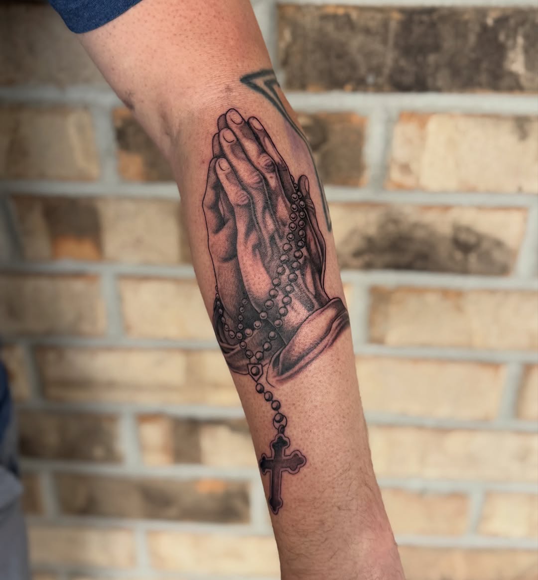 Tattoo by @stormtattoos504 — realism, black_and_grey