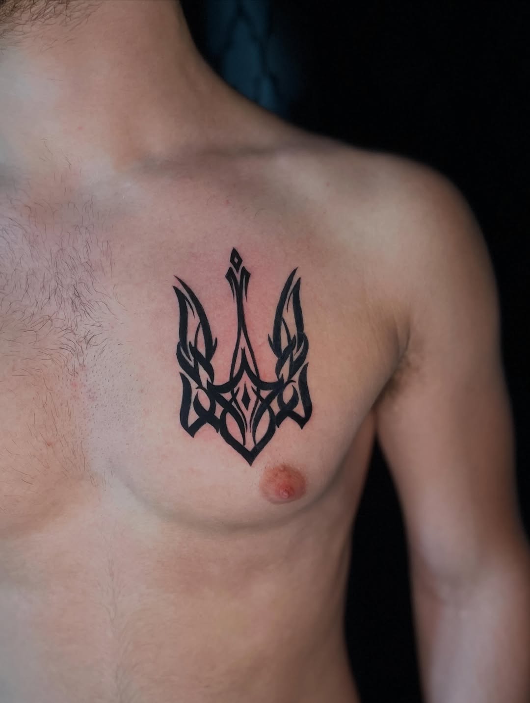Tattoo by @pyero_ink — blackwork, geometric