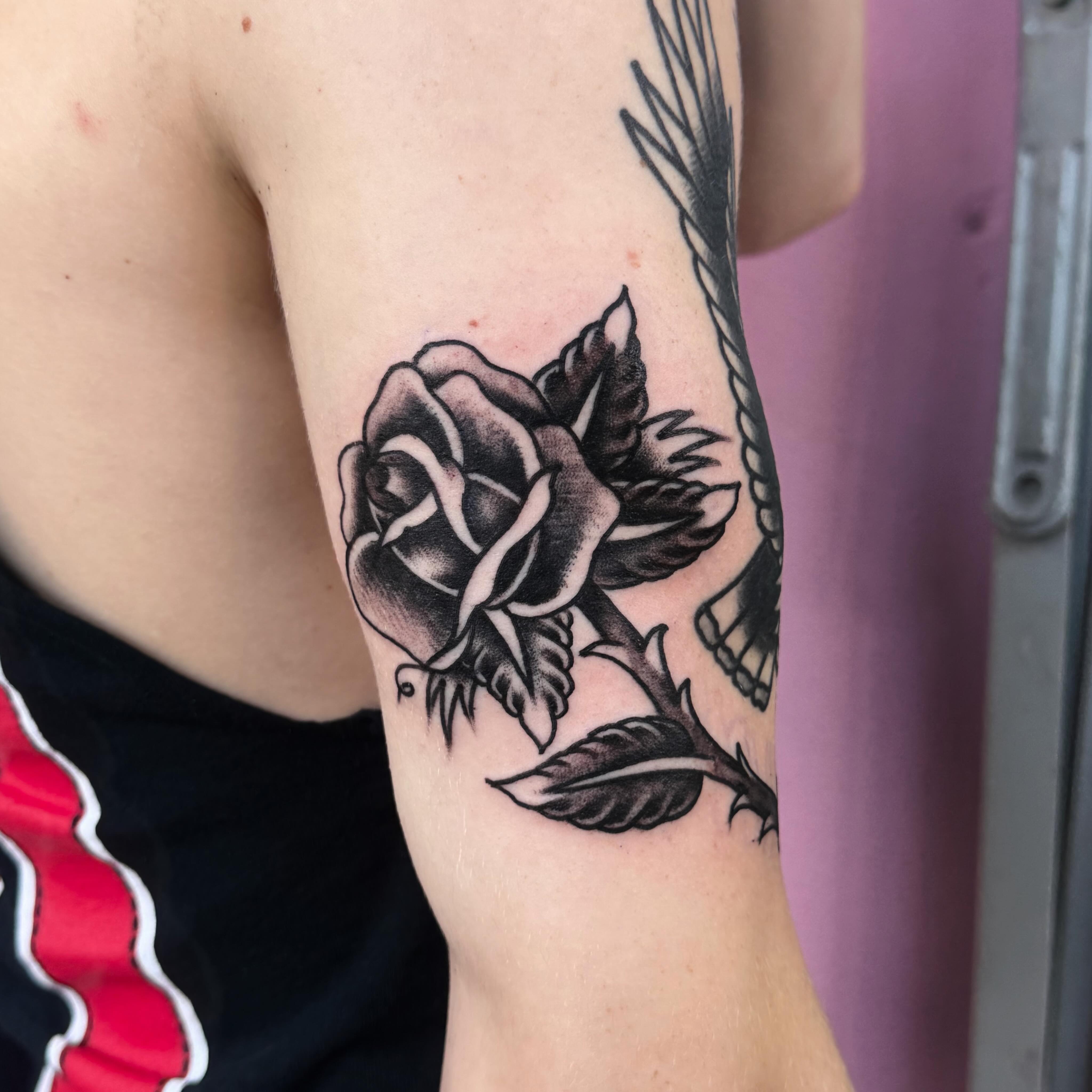 Tattoo by @zoku.tat2 — american_traditional, black_and_grey