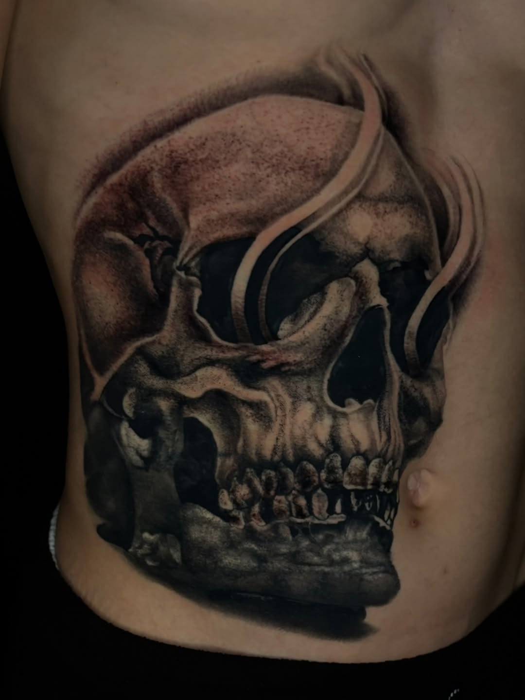 Tattoo by @_frankyvee — realism, dark_realism