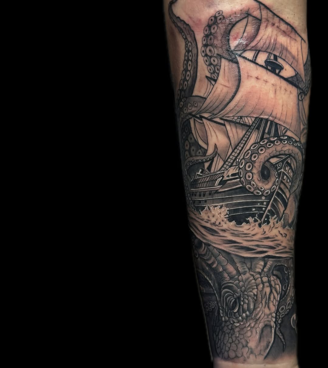 Tattoo by @jink_tattoos — realism, black_and_grey
