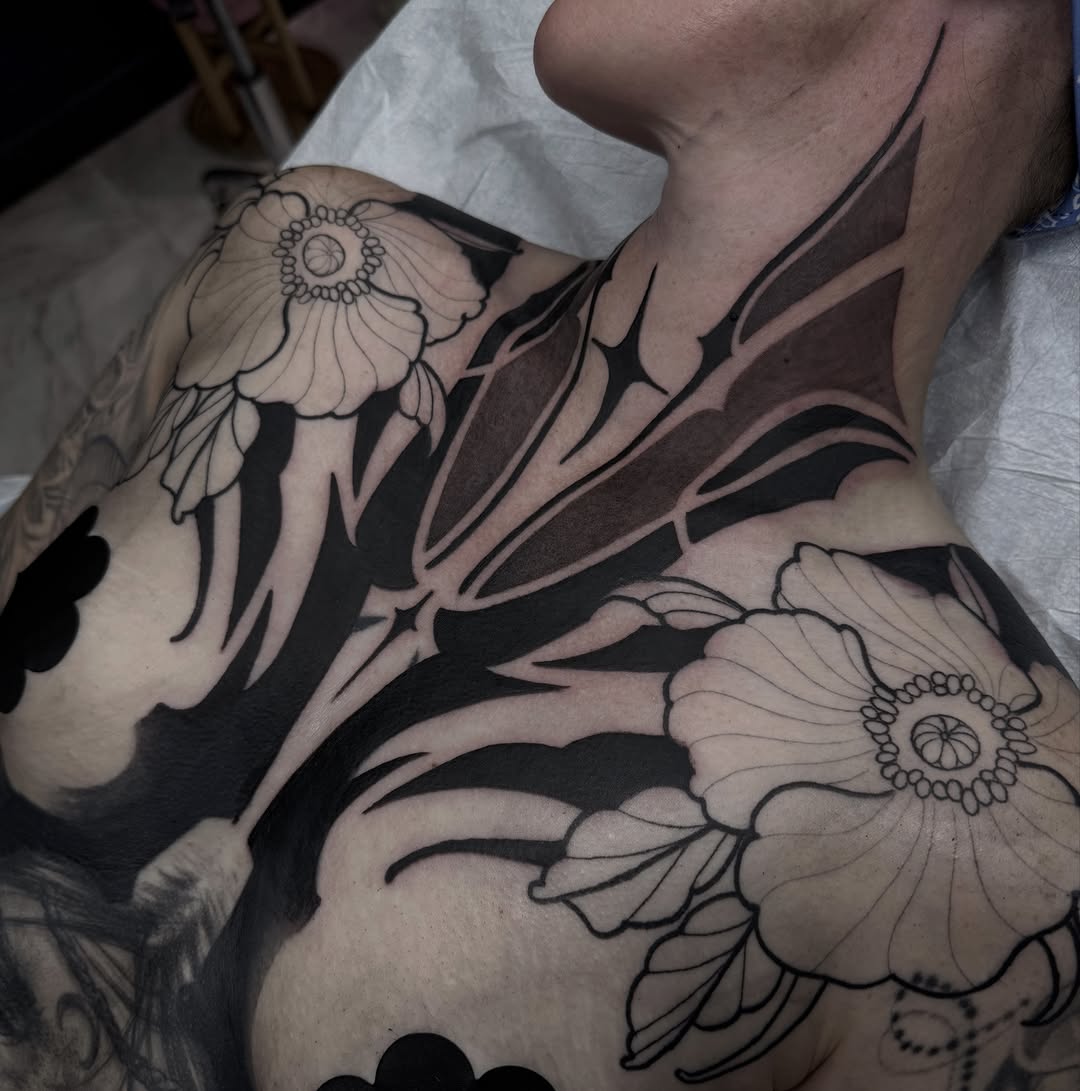 Tattoo by @dottedlines.2 — blackwork, illustrative