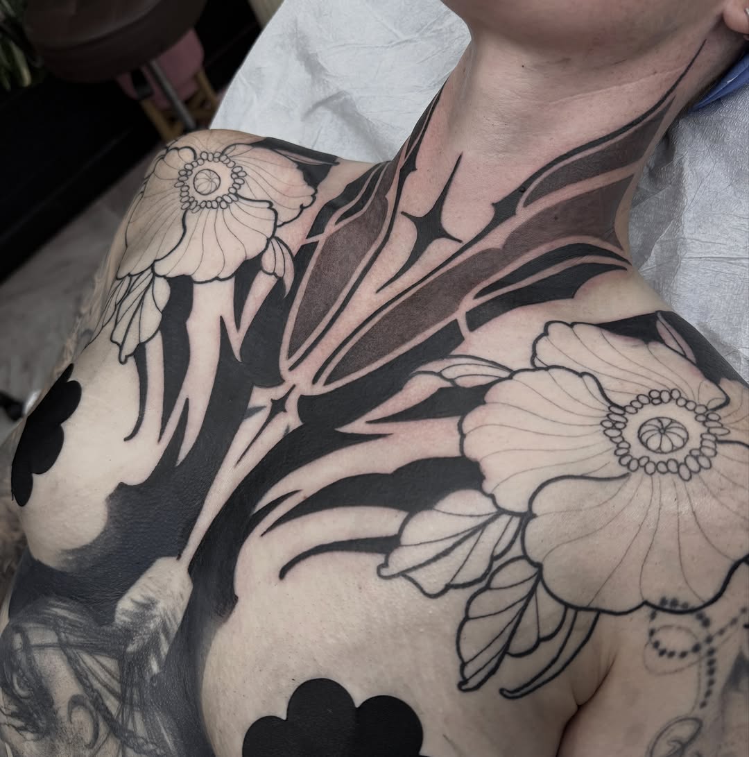 Tattoo by @dottedlines.2 — blackwork, illustrative