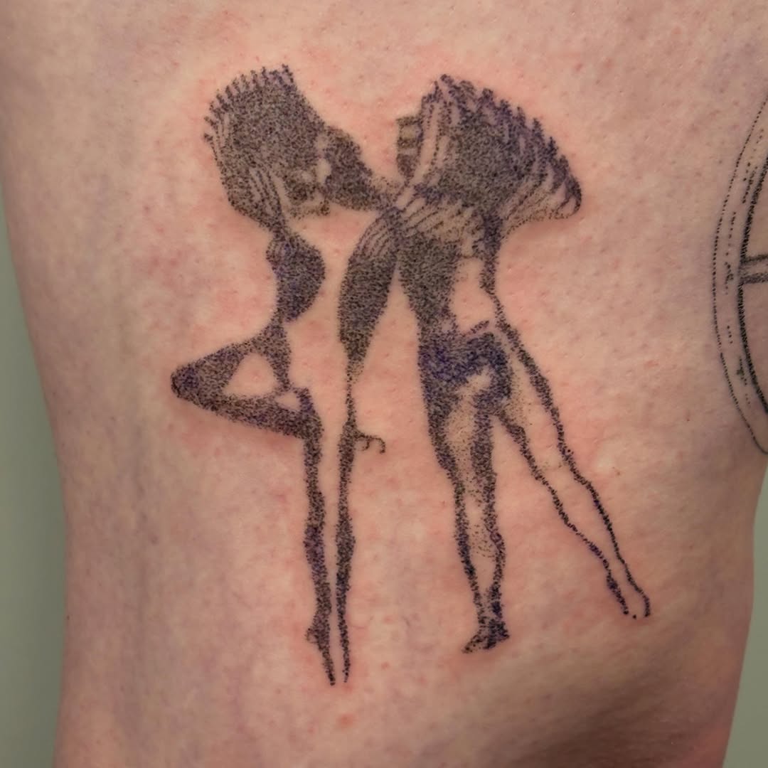 Tattoo by @saint.jillian — dotwork
