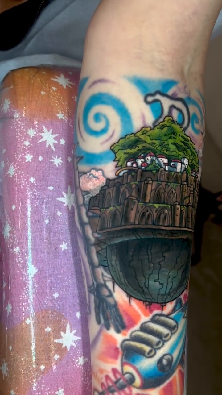 Tattoo by @raerae.tattoos โ anime, new_school