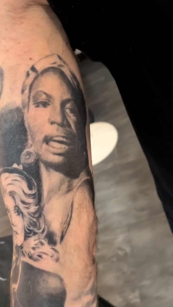 Tattoo by @skrazilla โ realism, black_and_grey