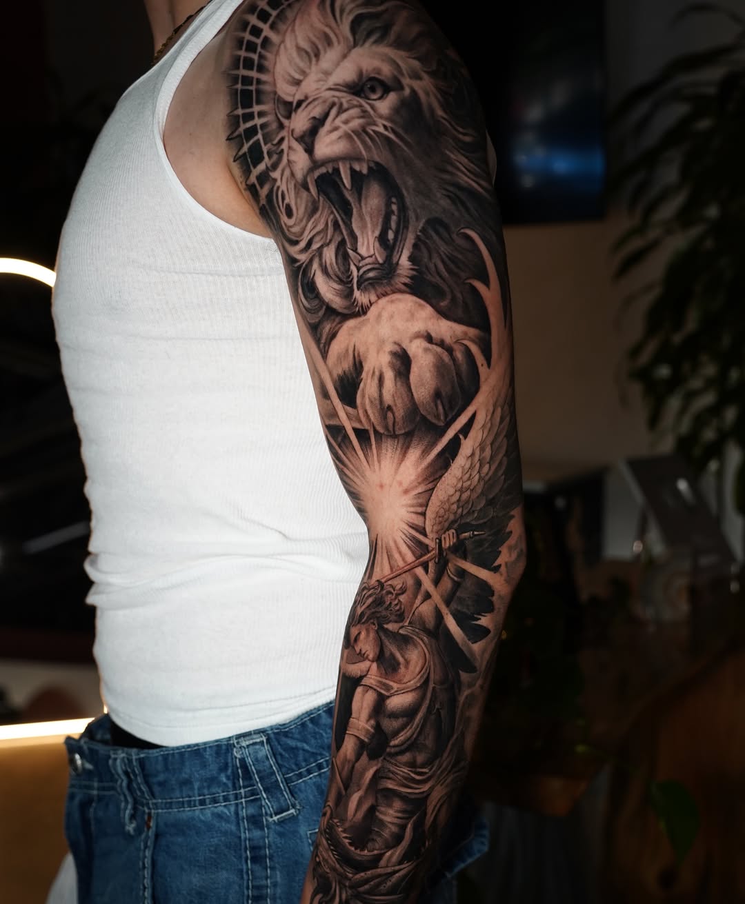 Tattoo by @tattoowithgrace — realism, black_and_grey