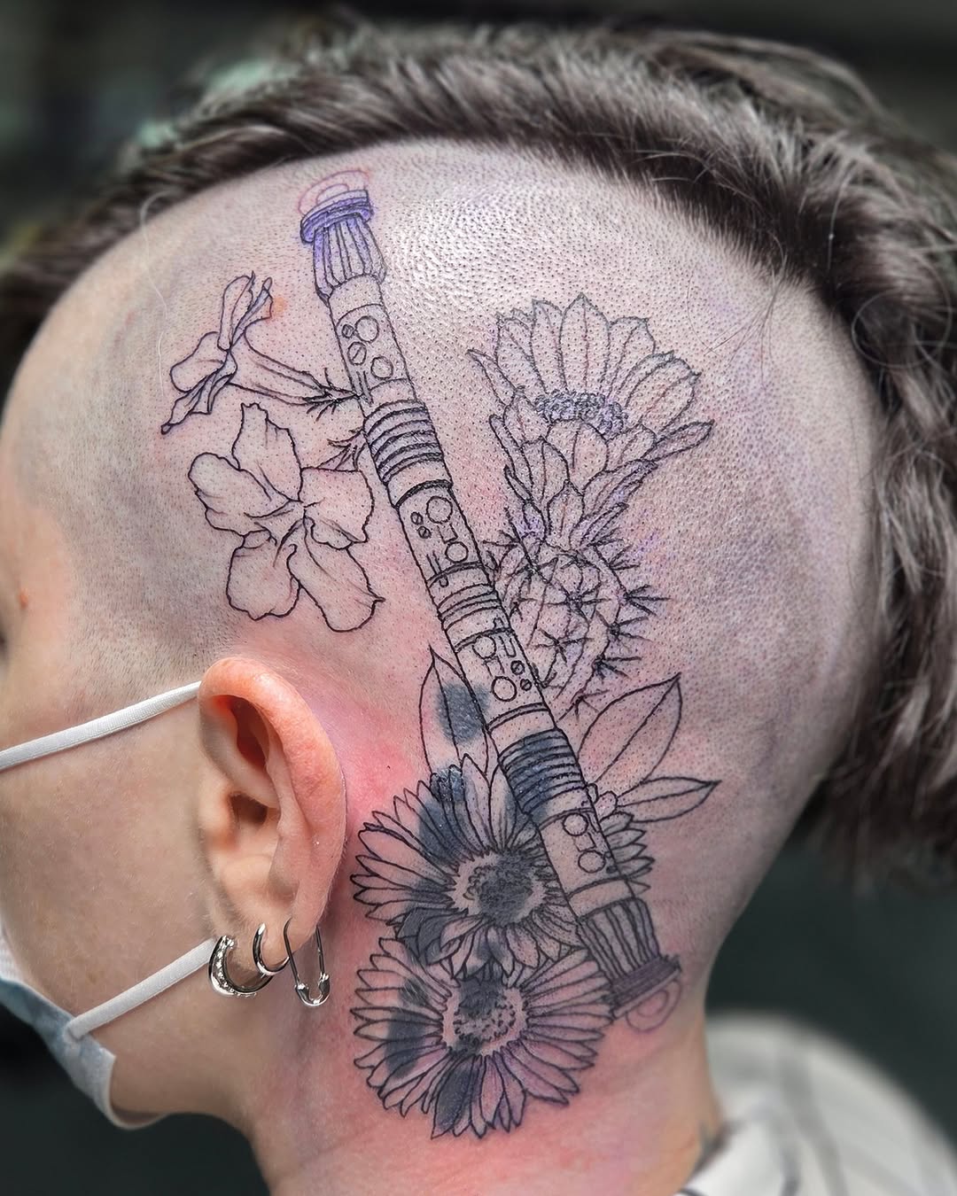 Tattoo by @foxxtastic โ black_and_grey