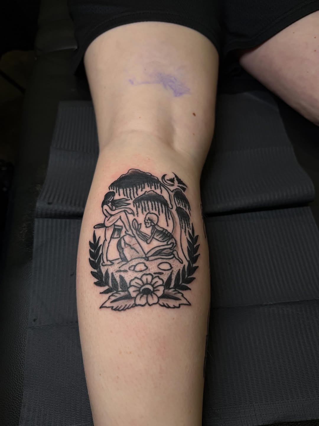 Tattoo by @tattoosbyrobbier โ illustrative, blackwork