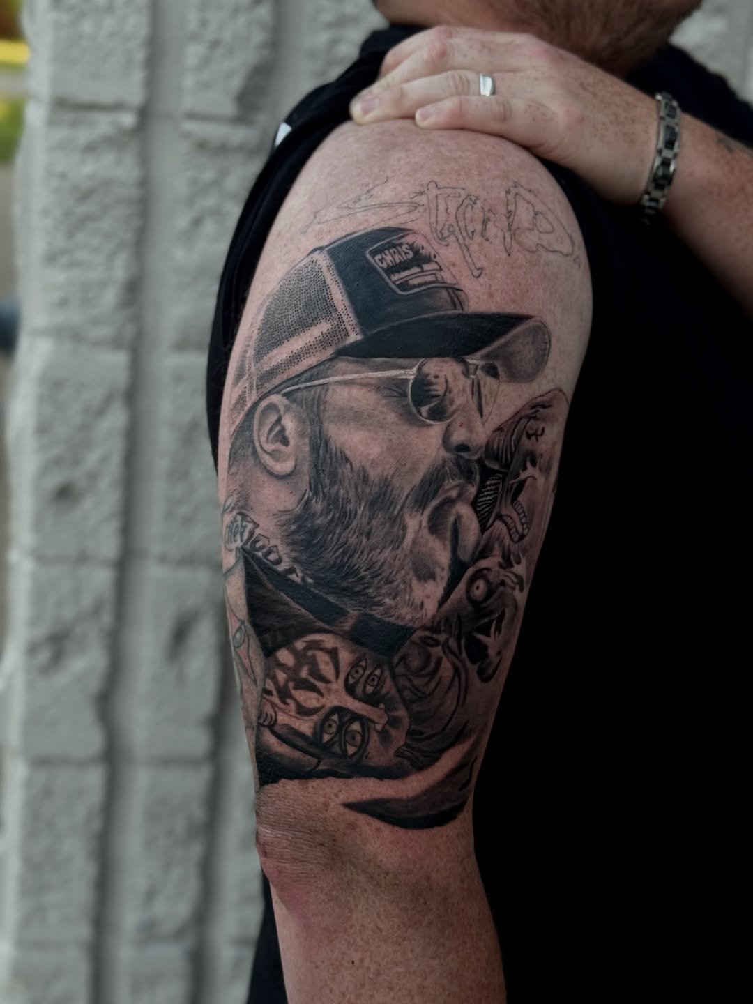 Tattoo by @brjtattoos — realism, black_and_grey