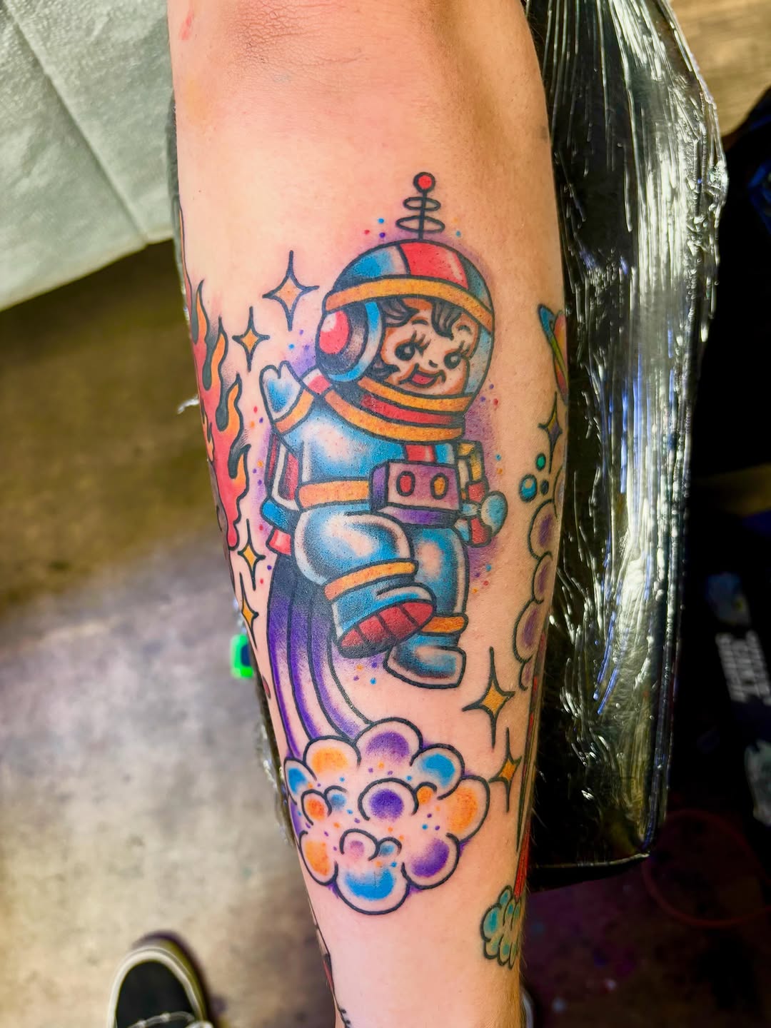 Tattoo by @davidiratattoos — new_school, american_traditional
