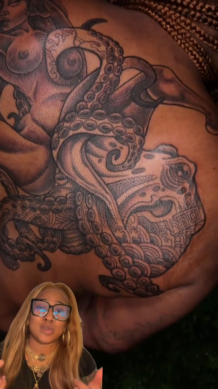 Tattoo by @godqueenkairoh β japanese_irezumi, black_and_grey
