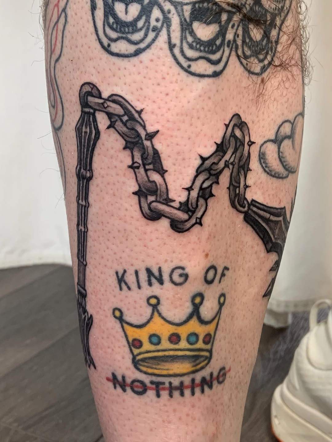 Tattoo by @tattoosbycourt — american_traditional, lettering_script