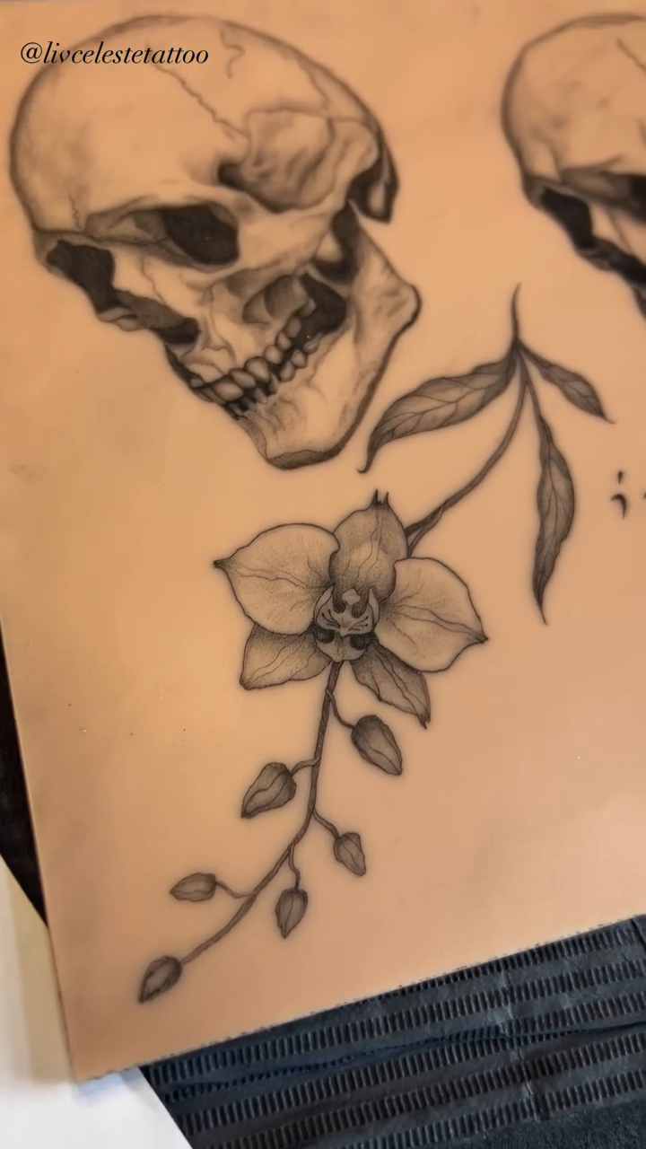 Tattoo by @livcelestetattoo โ black_and_grey, realism